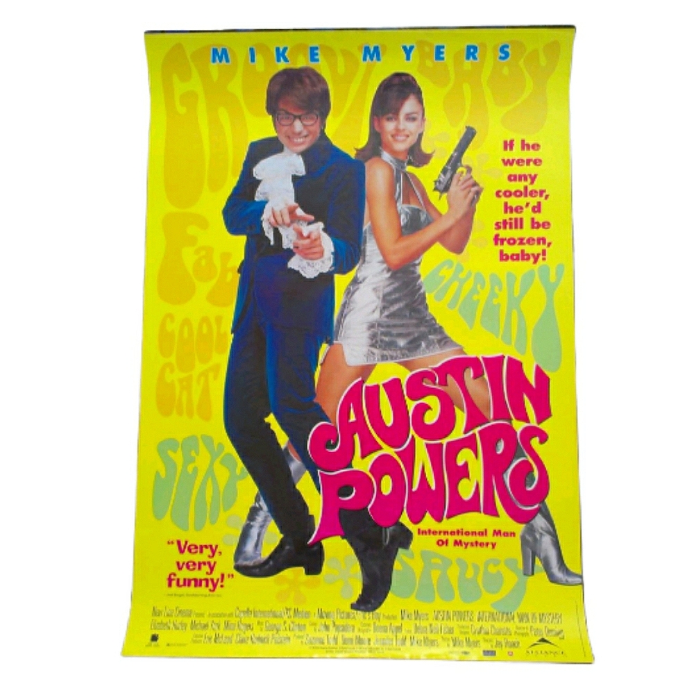 Full Size Austin Powers Movie Poster